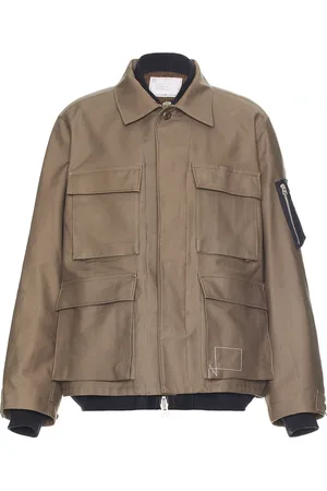 SACAI X Wtaps Cotton Back Satin Jacket in - . Size 2 (also in 3).