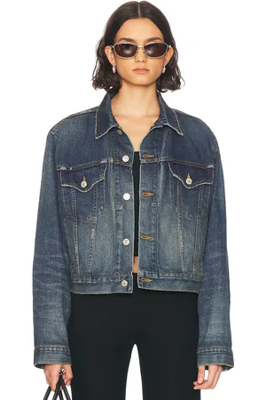 Balenciaga Small Fit Jacket in - Blue. Size L (also in S, XS).