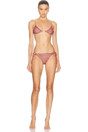Oseree Shiny Stripes O Bikini in - . Size L (also in M).