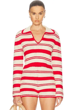 AKNVAS Rowan Knit Top in - Red. Size L (also in S).