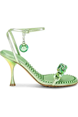 Bottega Veneta Dot Ankle Strap Sandals in - Green. Size 39 (also in ).