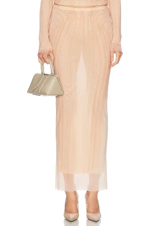 Jean Paul Gaultier Spiral Skirt in - Blush. Size L (also in M, S, XL, XS, XXS).