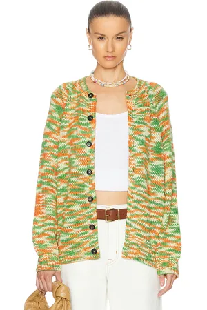 BODE Newbury Cardigan in - Green. Size XS (also in ).