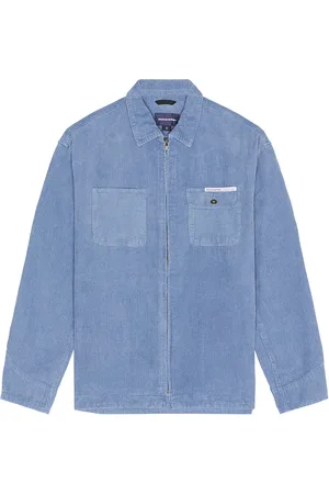 This Is Never That Washed Corduroy Zip Jacket in - Blue. Size S (also in ).