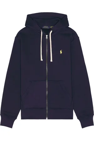 Ralph Lauren Fleece Full Zip Hoodie in - Blue. Size L (also in M, S, XL/1X).