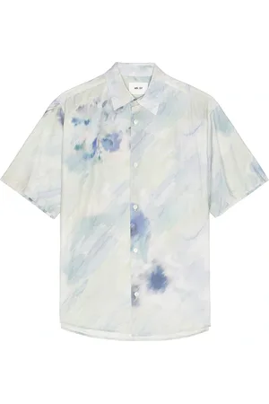 NN.07 Freddy Short Sleeve Shirt in - Baby Blue. Size L (also in M).