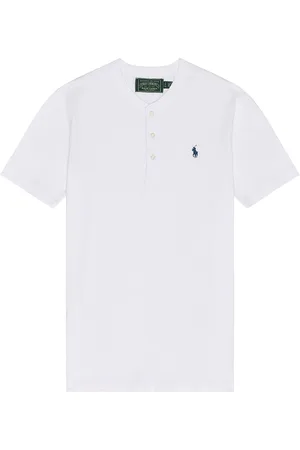 Ralph Lauren Short Sleeve Slub Jersey Henley T-Shirt in - . Size L (also in M, S, XL/1X).
