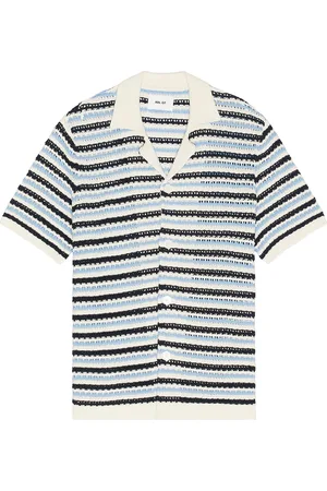 NN.07 Henry Polo in - Blue. Size L (also in XL/1X).