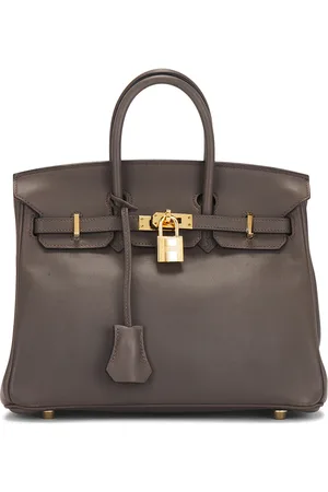 Hermès Veau Swift Birkin 25 Handbag in - Grey. Size all.