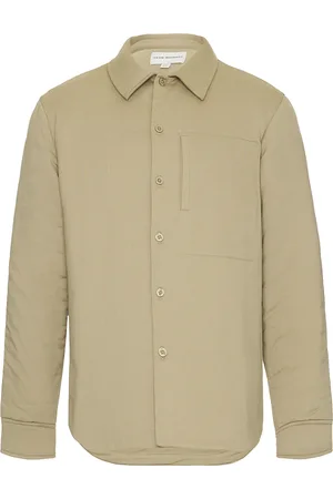 CLUB MONACO Cloud Lounge Shirt Jacket in - Nude. Size L (also in ).