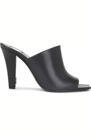 Saint Laurent Jill Mule Sandal in - Black. Size 36 (also in 37, 37.5, 38, 38.5, 39, 39.5, 40, 41).