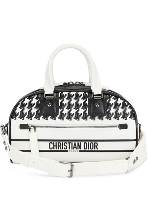 Dior Vibe Zip Bowling Bag in - Black,White. Size all.