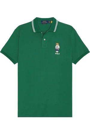 Ralph Lauren Short Sleeve Novelty Bear Polo in - Green. Size L (also in M, S, XL/1X).