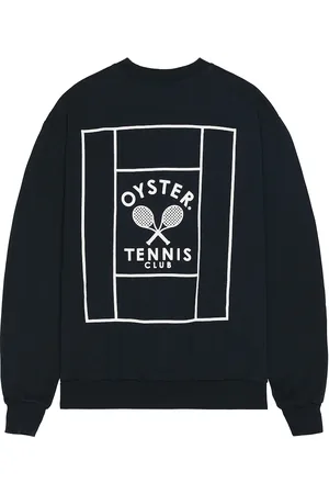OYSTER Hard Court Specialist Crewneck in - Navy. Size M (also in S, XL/1X).