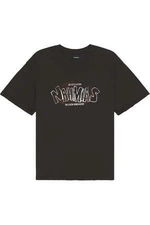 Nahmias No Rolling Boxy T-Shirt in - Black. Size L (also in M, S, XL/1X).