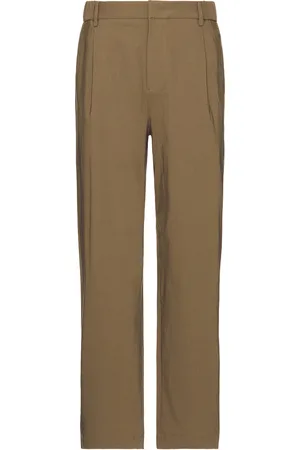 WAO Casual Everyday Relaxed Pant in - Beige. Size L (also in S, XL/1X).