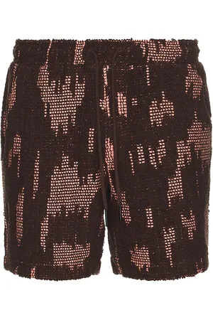 Oas Brink Cuba Crochet Shorts in - Brown. Size L (also in M, S).