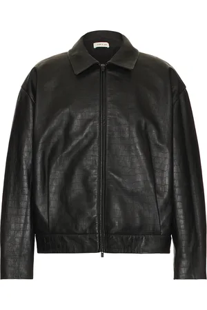 FEAR OF GOD Leather Cropped Jacket in - . Size L (also in ).