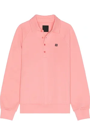 Givenchy Buttoned Sweatshirt in - Pink. Size L (also in M, S, XL).