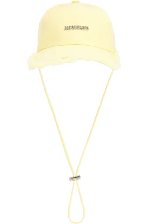 Jacquemus La Casquette Artichaut Cap in - Lemon. Size 56 (also in 58, 60).