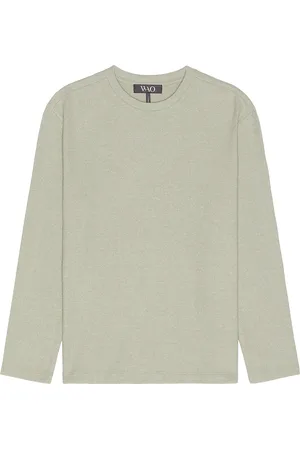 WAO The Textured Long Sleeve Tee in - . Size L (also in M, S, XL/1X).