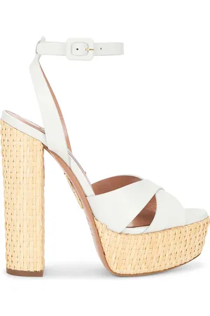 Aquazzura Sunseeker 140 Plateau Sandal in - . Size 36 (also in 38, 39.5, 41).