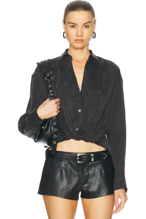 R13 Twisted Front Top in - . Size L (also in M, S, XS).