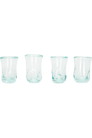 COMPLETEDWORKS Tiny Glasses Set Of 4 in - Blue. Size all.