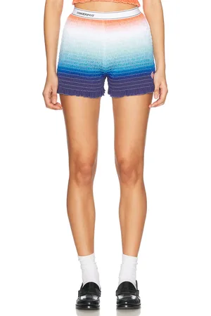 Casablanca Shirred Short in - Blue. Size L (also in XS).