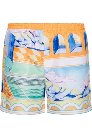 Casablanca Printed Swim Shorts in - Orange. Size L (also in M).