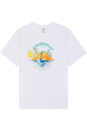 Casablanca Printed T-shirt in - White. Size L (also in M).