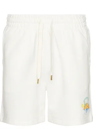 Casablanca Oasis Printed Sweatshorts in - White. Size M (also in S, XL/1X).