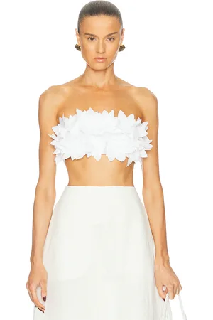 Simkhai Abril Floral Bustier Top in - . Size 0 (also in 2, 4, 6).