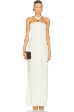 Tom Ford Halterneck Evening Dress in - White. Size 36 (also in 38, 40).