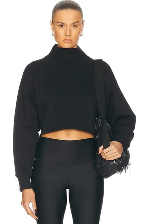 alo Cropped Serenity Sweatshirt in - . Size S (also in ).