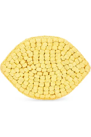 SIMON MILLER Lemon Clutch in - Yellow. Size all.
