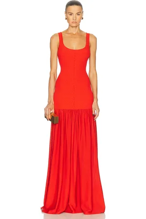 Retrofete Kennedi Knit Dress in - Red. Size L (also in M, S, XS).