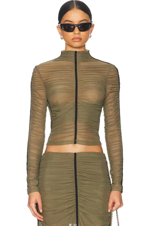 Diesel Long Sleeve Gathered Top in - . Size L (also in M, S, XS).