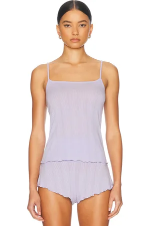 NEGATIVE UNDERWEAR Whipped Cami Top in - Lavender. Size L (also in XL/1X, XS).