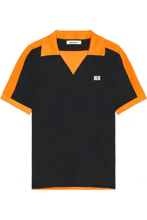 WALES BONNER Home Jersey Polo in - Black. Size L (also in S).