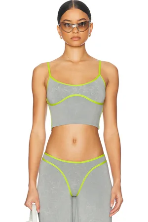 Diesel Cropped Tank Top in - Blue. Size L (also in M, S, XS).