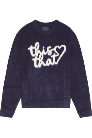 This Is Never That Heart Logo Knit Sweater in - . Size M (also in ).
