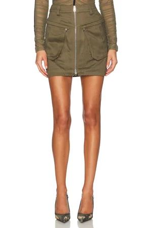 MUGLER Workwear Skirt in - Olive. Size 38 (also in 42).