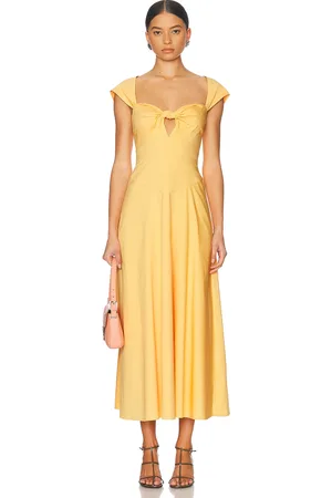 Cult Gaia Magnolia Dress in - Peach. Size 8 (also in ).