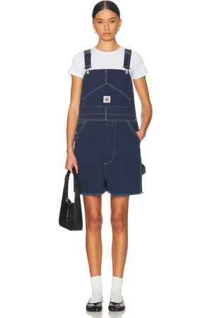 BODE Knolly Brook Overall Short in - Blue. Size S (also in ).
