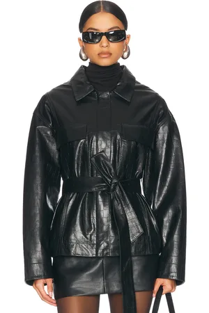 Nour Hammour Tilda Jacket in - Black. Size 34 (also in 36, 38, 40, 42).