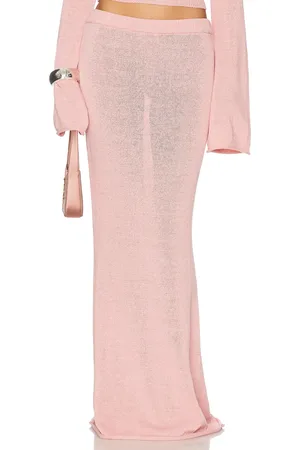 SER.O.YA Kora Maxi Skirt in - Blush. Size L (also in XS).