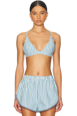 Solid The Tessa Bralette in - Baby Blue. Size L (also in M, XS).