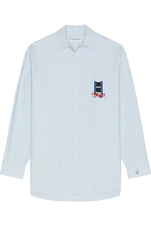 J.W.Anderson Window Embroidery Shirt in - Baby Blue. Size 46 (also in 50).