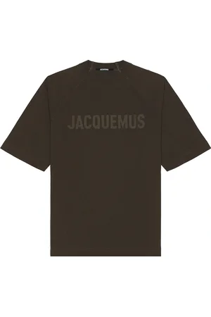 Jacquemus Le T-Shirt Typo in - Brown. Size M (also in S, XL/1X).
